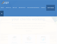 Tablet Screenshot of jist.com